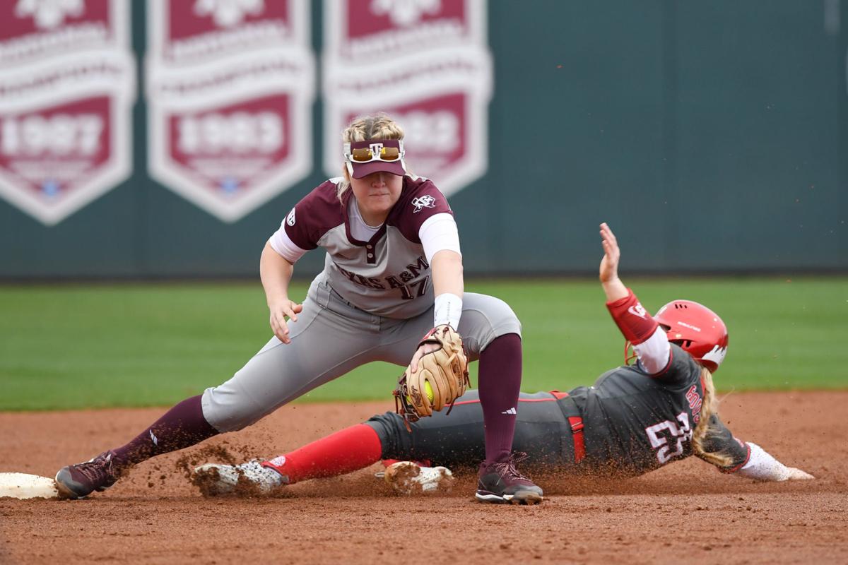 Texas A&M softball team starts slow but wins two to open season