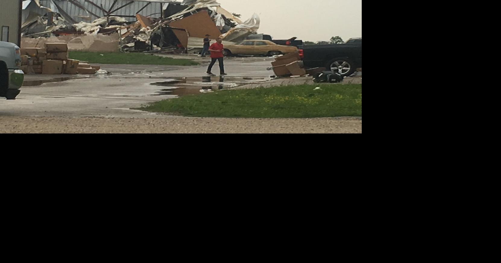Possible tornado damages structures in Brazos County as ...