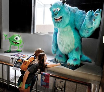 Get Wallpaper Models Of Monsters Inc Characters On Display At Texas A M S Free