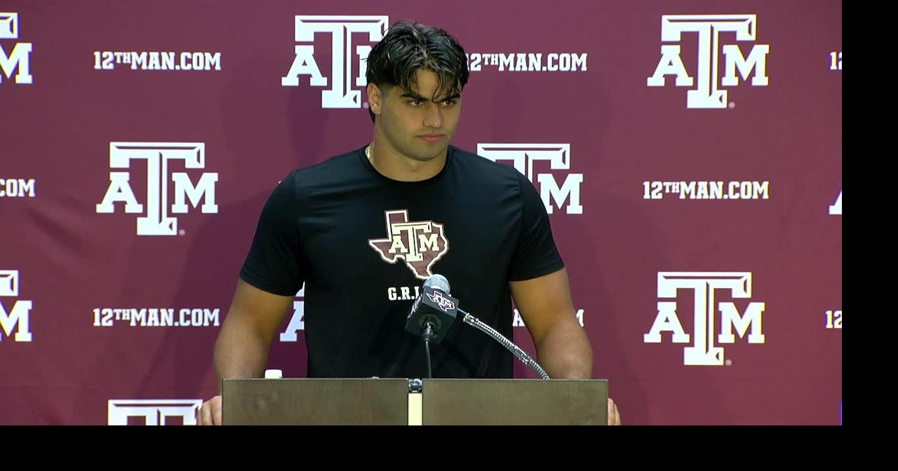 Texas A&M LB Noah Mikhail discusses win over Missouri State