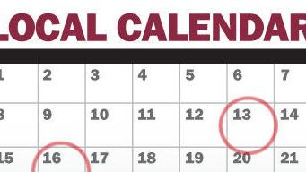 Calendar for Wednesday - Vimarsana News