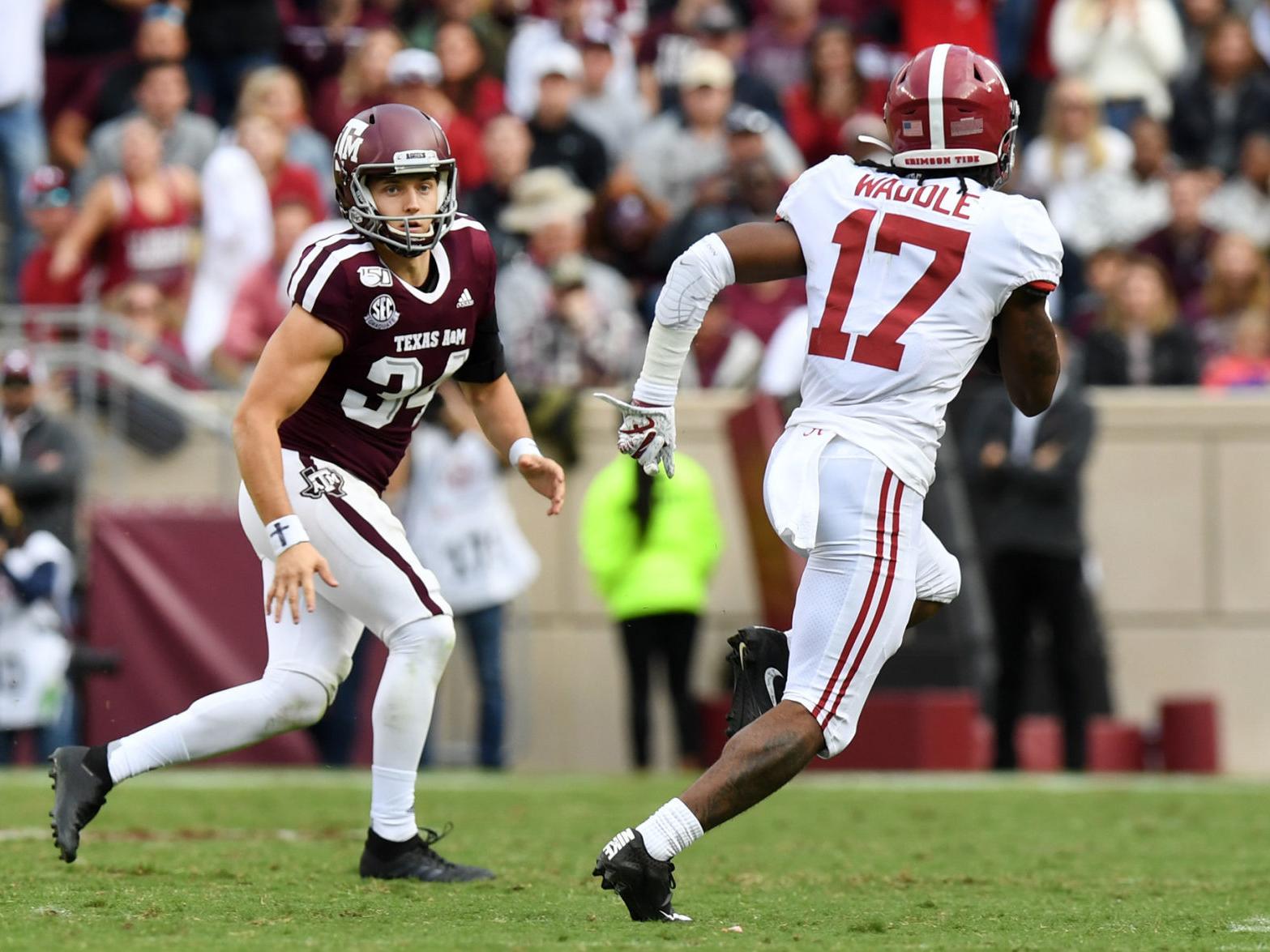 Texas A M Punter Braden Mann Selected By New York Jets In Sixth