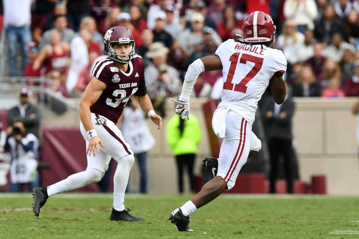 Texas A&M punter Braden Mann selected by New York Jets in sixth