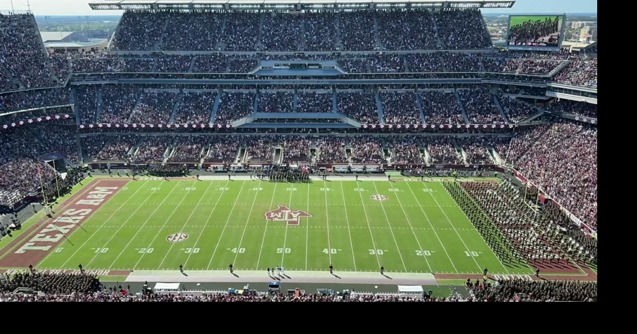 Video: Fightin' Texas Aggie Band halftime vs. Samford