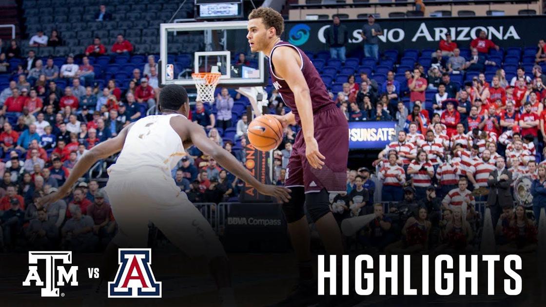 Men S Basketball Highlights Arizona 67 A M 64 Aggie Sports