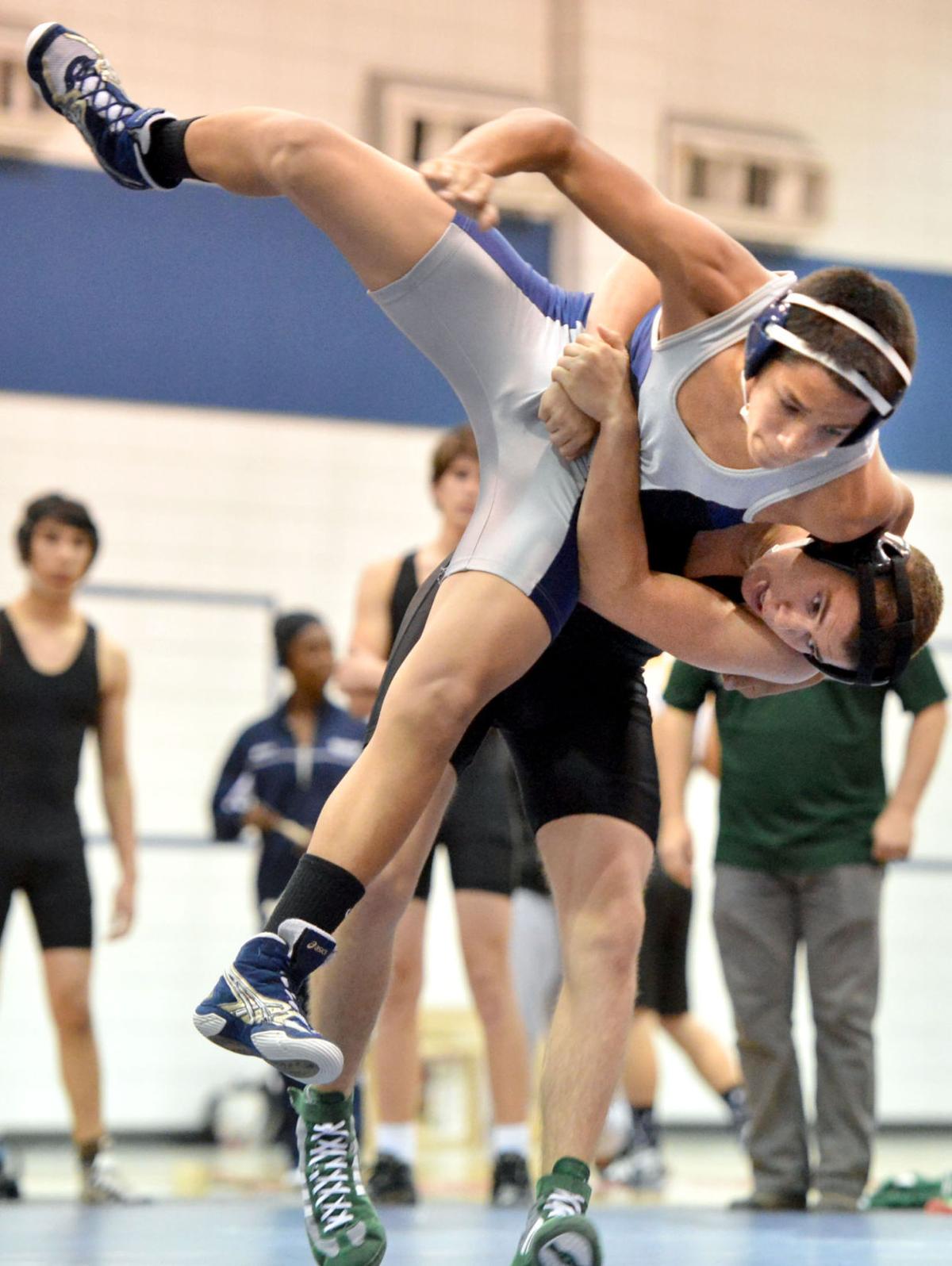 Bryan boys wrestling team splits pair of district matches