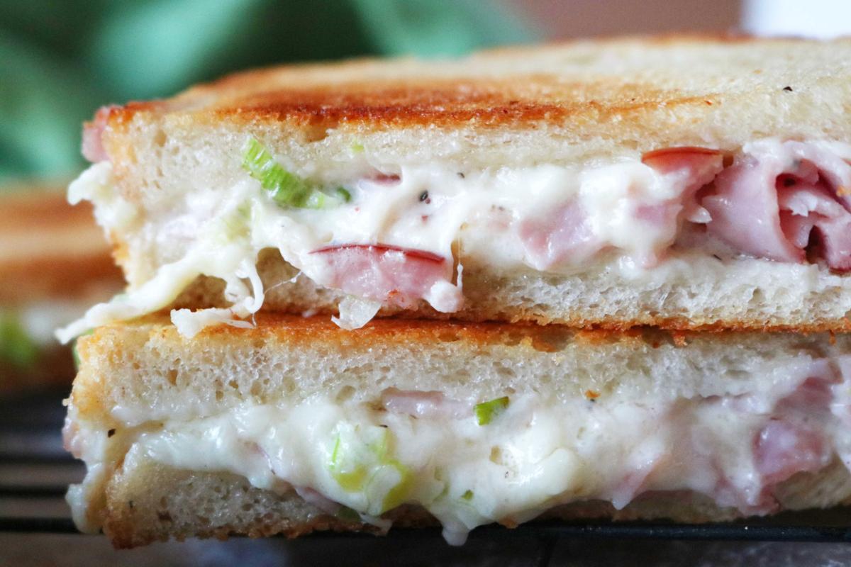 Dinner is served in a pinch with cheesy ham melt