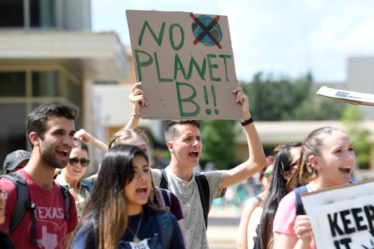 Hundreds participate in protest at Texas A&M as part of global climate  strike