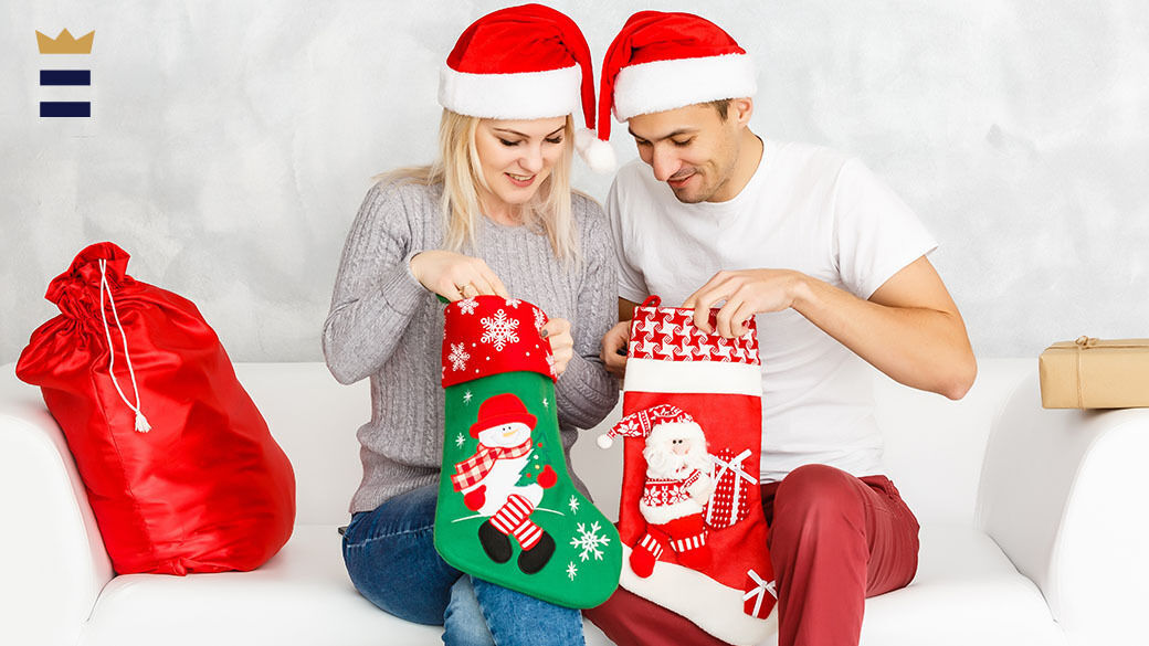 From matching hats to card games to tea infusers, there are plenty of fun stocking stuffers couples can use.