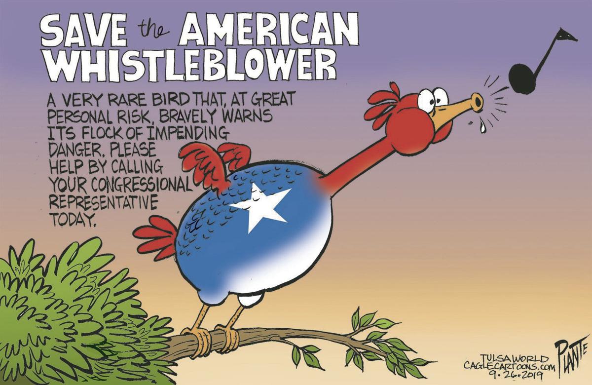 Bruce Plante Cartoon: The American Whistleblower