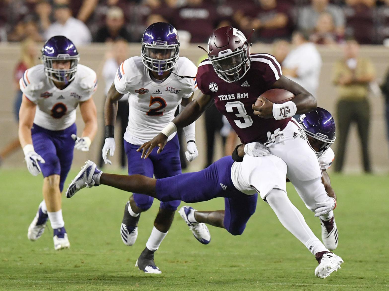 Texas A M S Vernon Jackson Arrested On Domestic Assault Charge