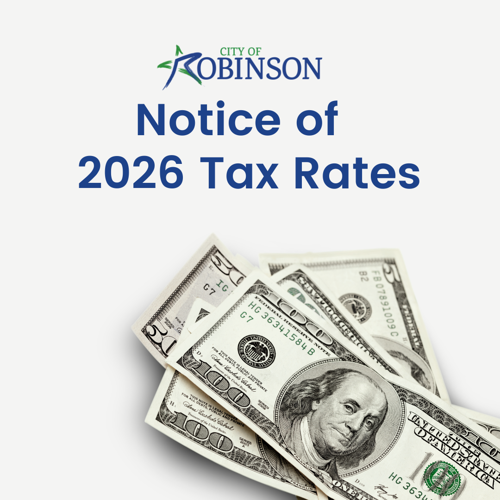 Notice of Tax Rates 2026