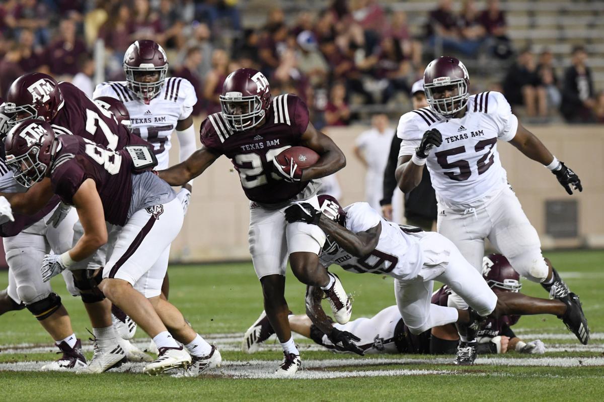 Photos Texas A&M's Maroon & White Game and halftime Legends Game