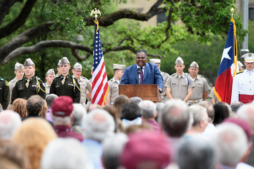 Spirit Plaza dedication