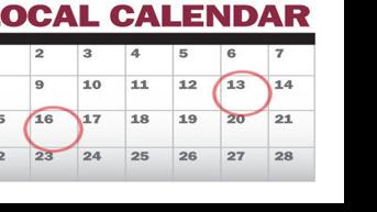 Calendar For Friday Local News Theeagle Com