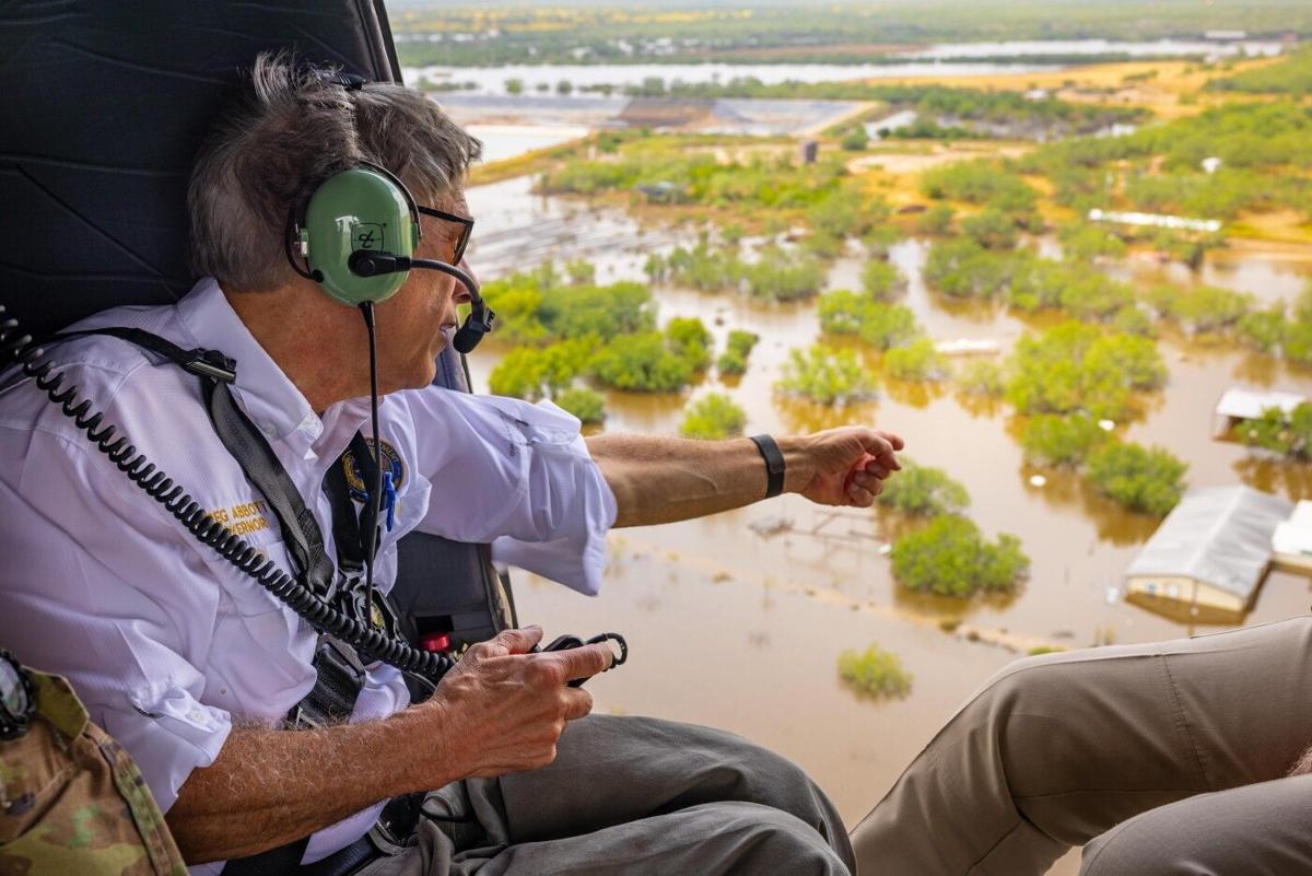 Governor Abbott Surveys Flood Damage In Cotulla, Requests Additional Counties For Major Disaster Declaration