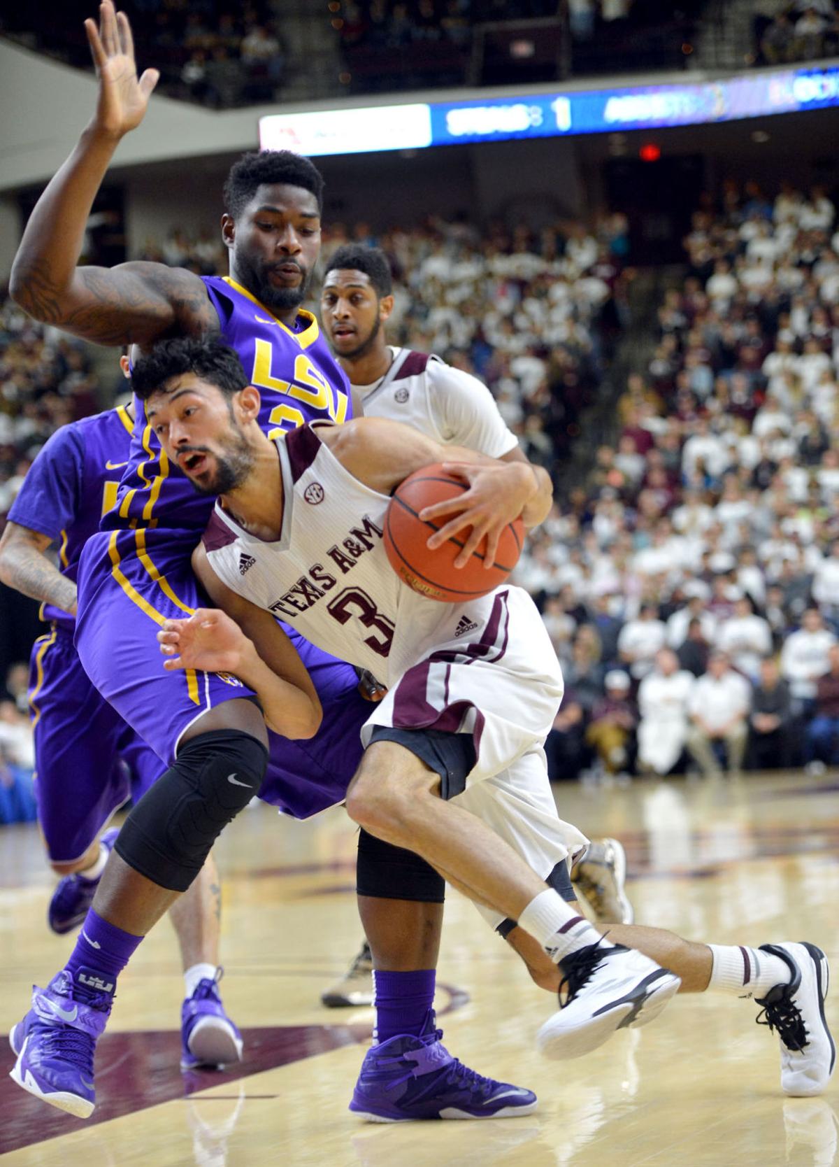 Aggie men's basketball team rallies to beat LSU Mens Basketball