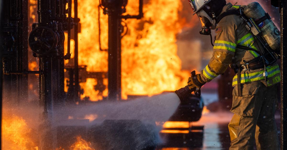 Photos from the TEEX Municipal Fire Training School Public Demonstration