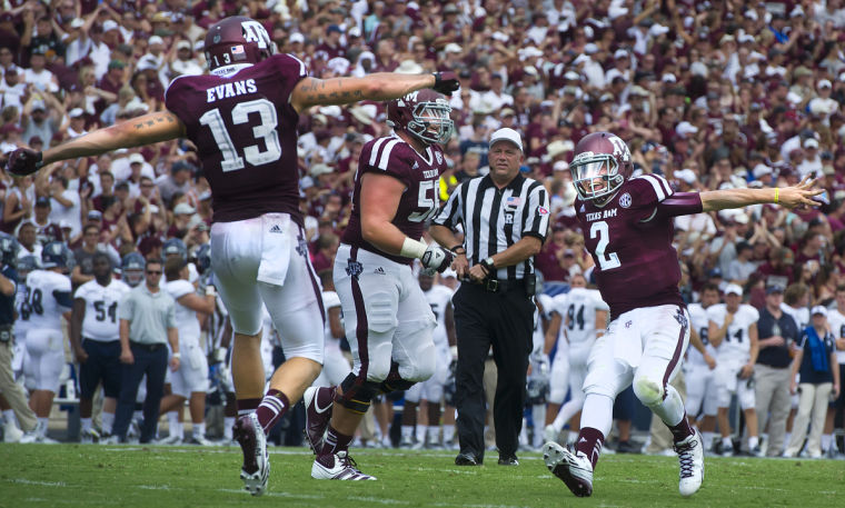 Johnny Manziel's college teammate Mike Evans stole his celebration