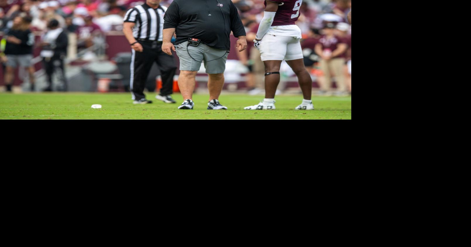 Mike Elko coaches first Texas A&M spring game