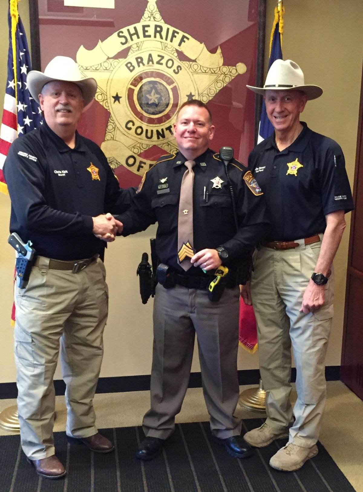 Brazos County sheriff's deputy promoted to sergeant | Our Neighbors ...