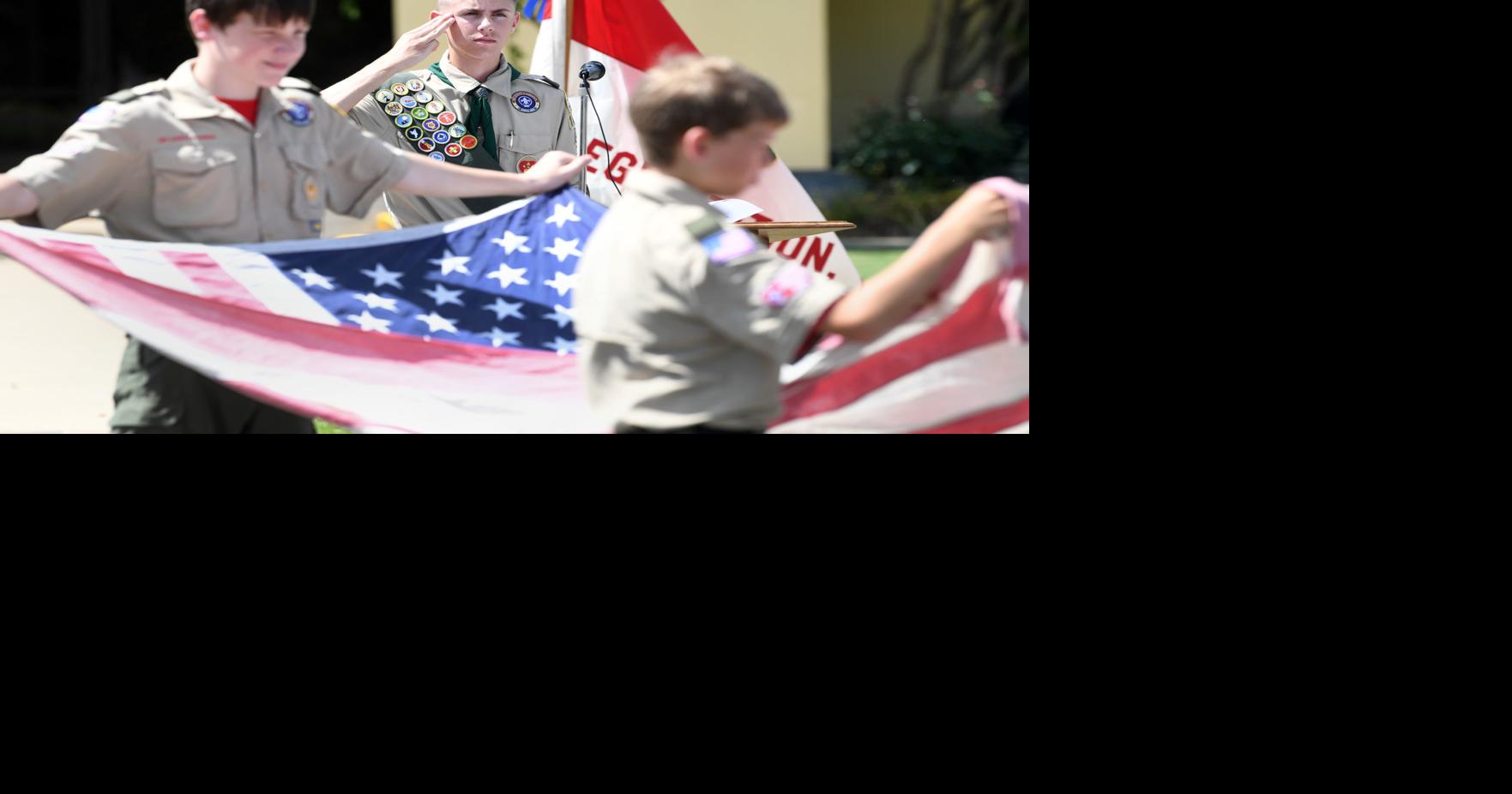 Gallery: Flag Retirement Ceremony for Eagle Scout Project