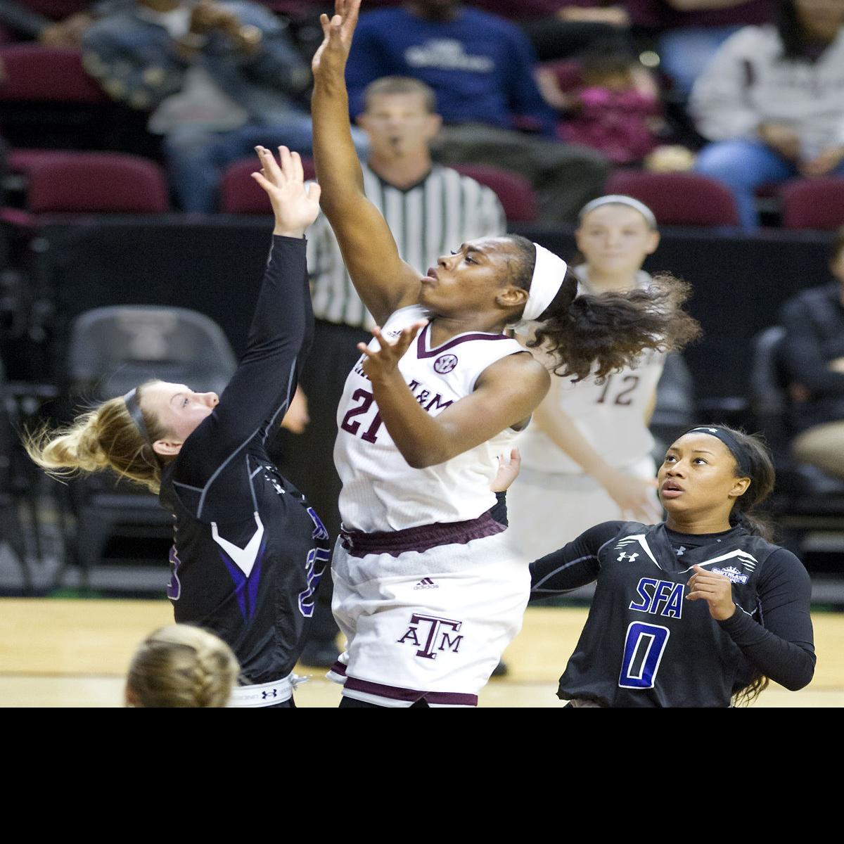 Aggie Women S Basketball Team Shrugs Off Slow Start To Beat Stephen F Austin Aggie Sports Theeagle Com