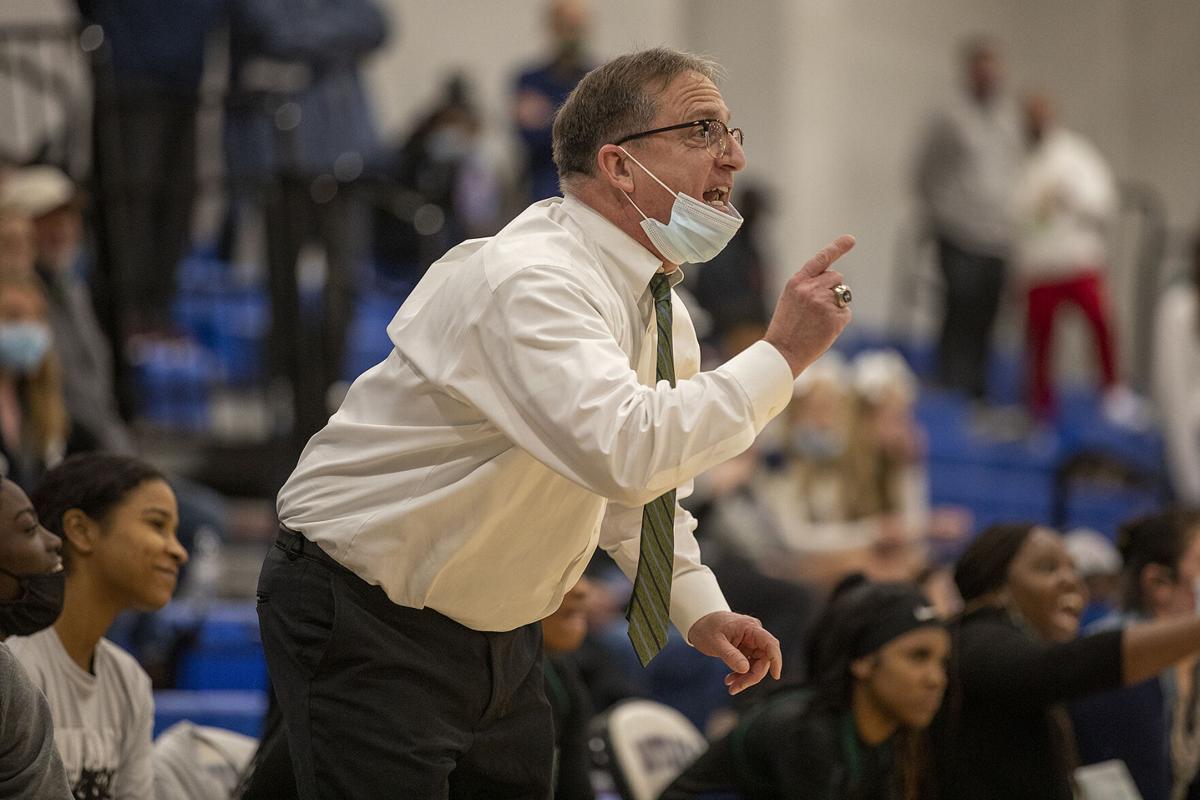 Rudder girls basketball coach John Shelton