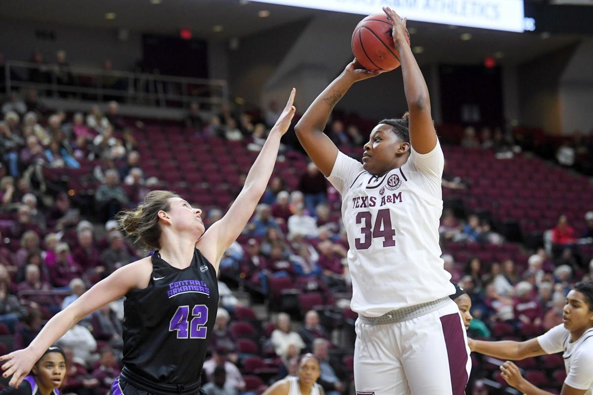 No Practice No Problem Texas A M Women Rout Central Arkansas 84 27 In Midst Of Finals Week Aggie Sports Theeagle Com