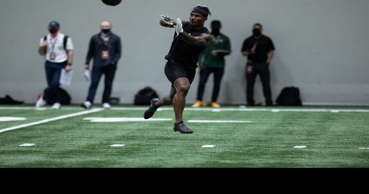 Jhamon Ausbon, Anthony Hines III return to Texas A&M for NFL pro day