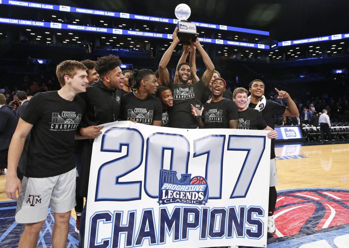 No. 16 Aggie men's basketball team beats Nittany Lions to win Classic