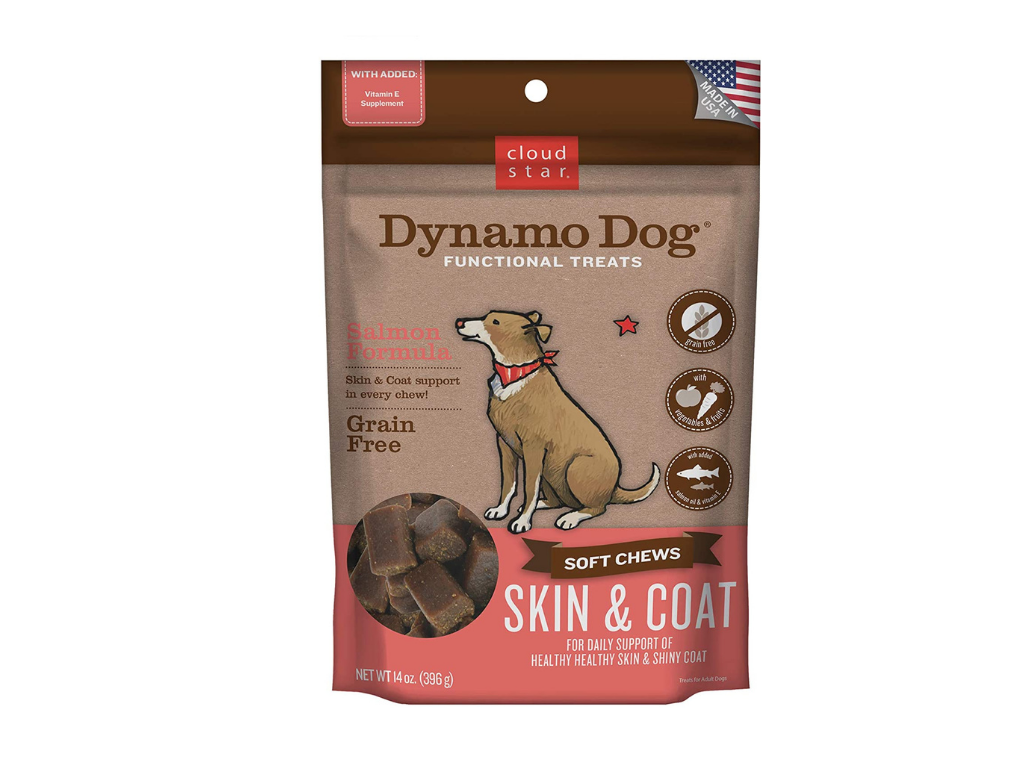 Cloud Star Dynamo Dog Skin & Coat Functional Soft Chews
