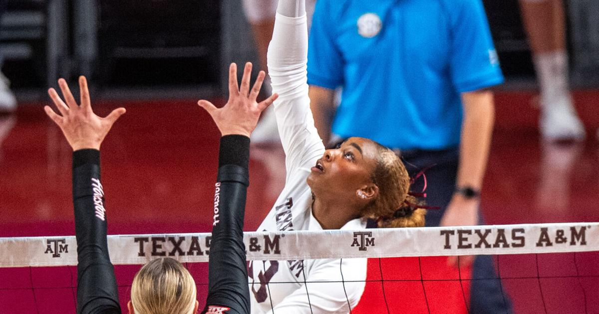 A&M volleyball team gets swept for the first time this season