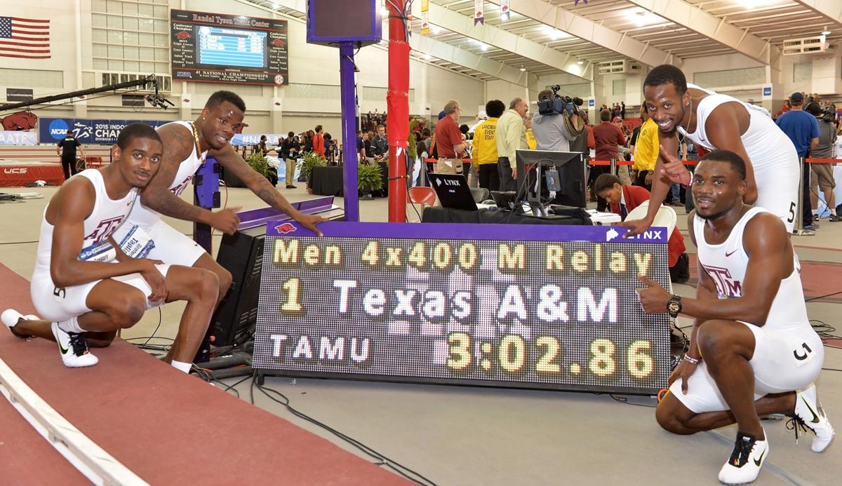 Arkansas women win NCAA Indoor title, Aggie men set collegiate record