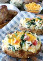 Leftover Easter ham finds new life in twice-baked potatoes