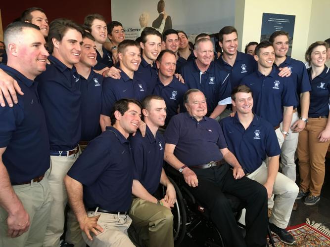Yale baseball coach reflects on meeting Bush 41