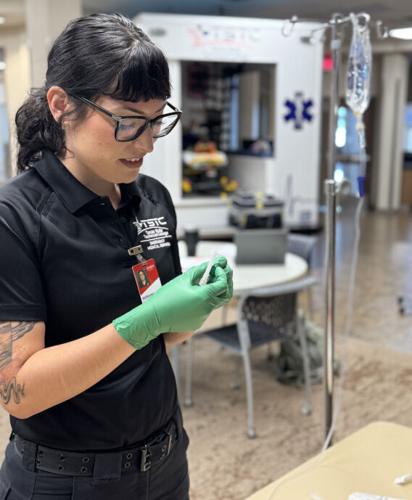 TSTC paramedic student goes extra mile, literally, for her education