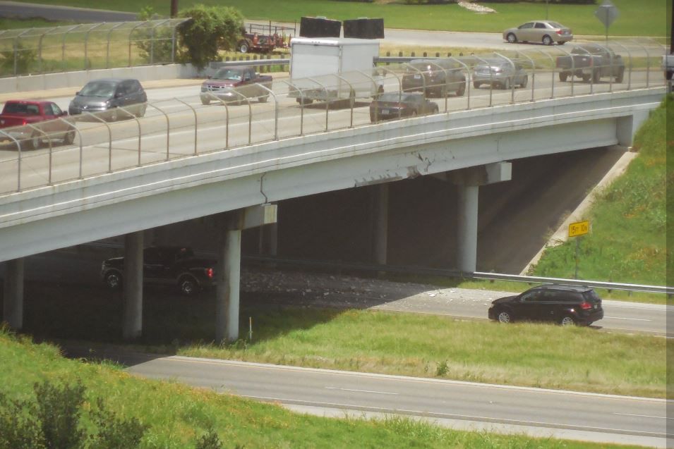 texas state highway underpass construction