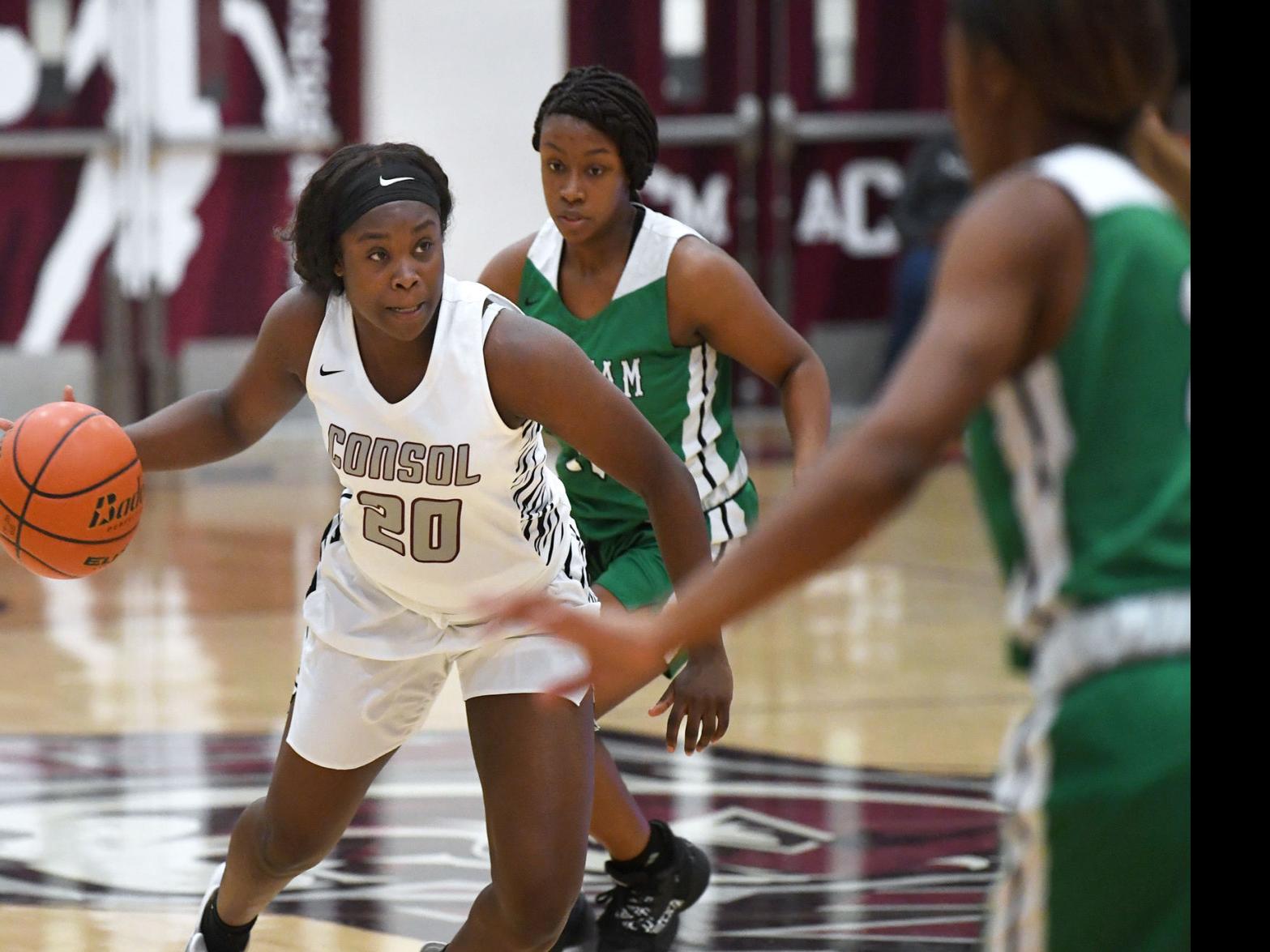 A M Consolidated Girls Basketball Team Opens District Play With