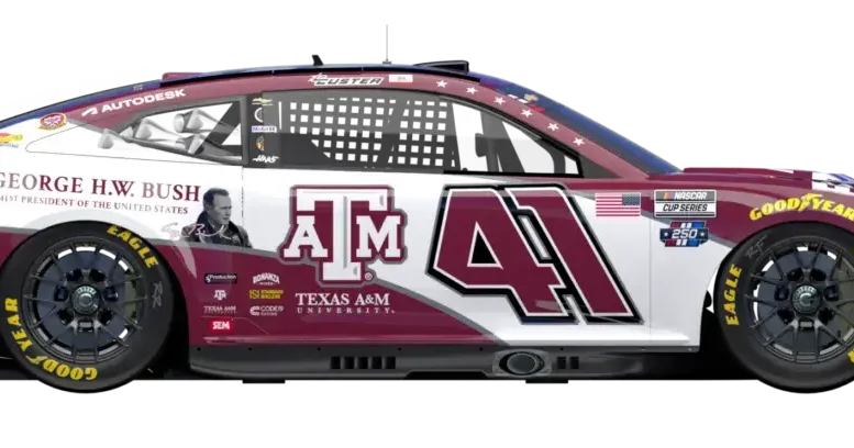 Texas A&M, George H.W. Bush honored by car in upcoming NASCAR race
