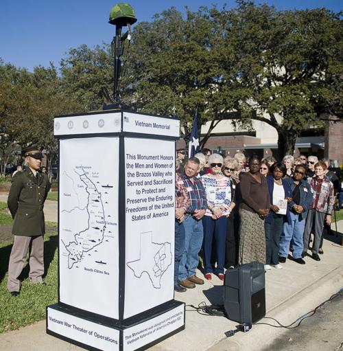 Vietnam veterans securing place of honor in Downtown Bryan