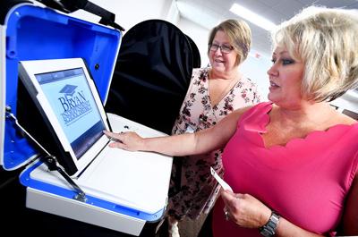 Brazos County Citizens Test New Voting Machines Local News Theeagle Com