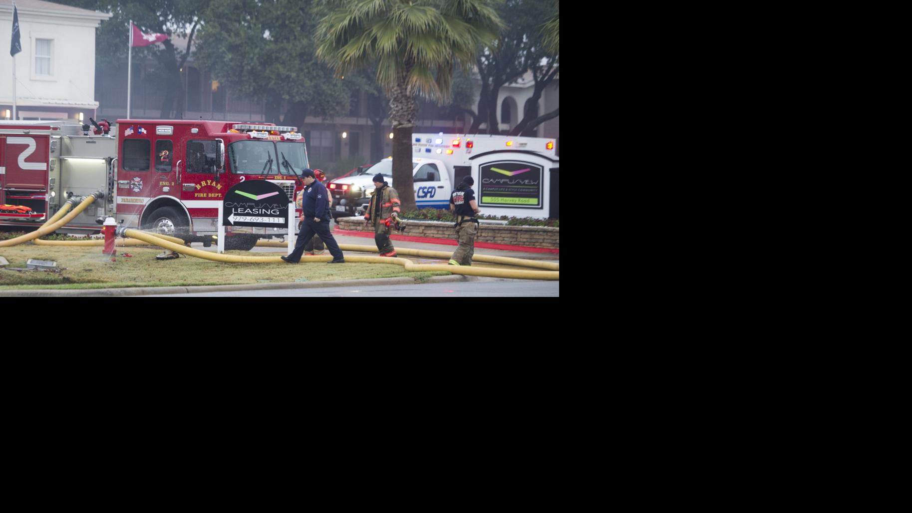 Fire damages 20 units at Campus View Apartments in College Station