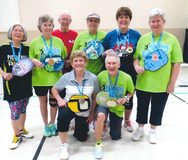 Senior Games pickleball winners