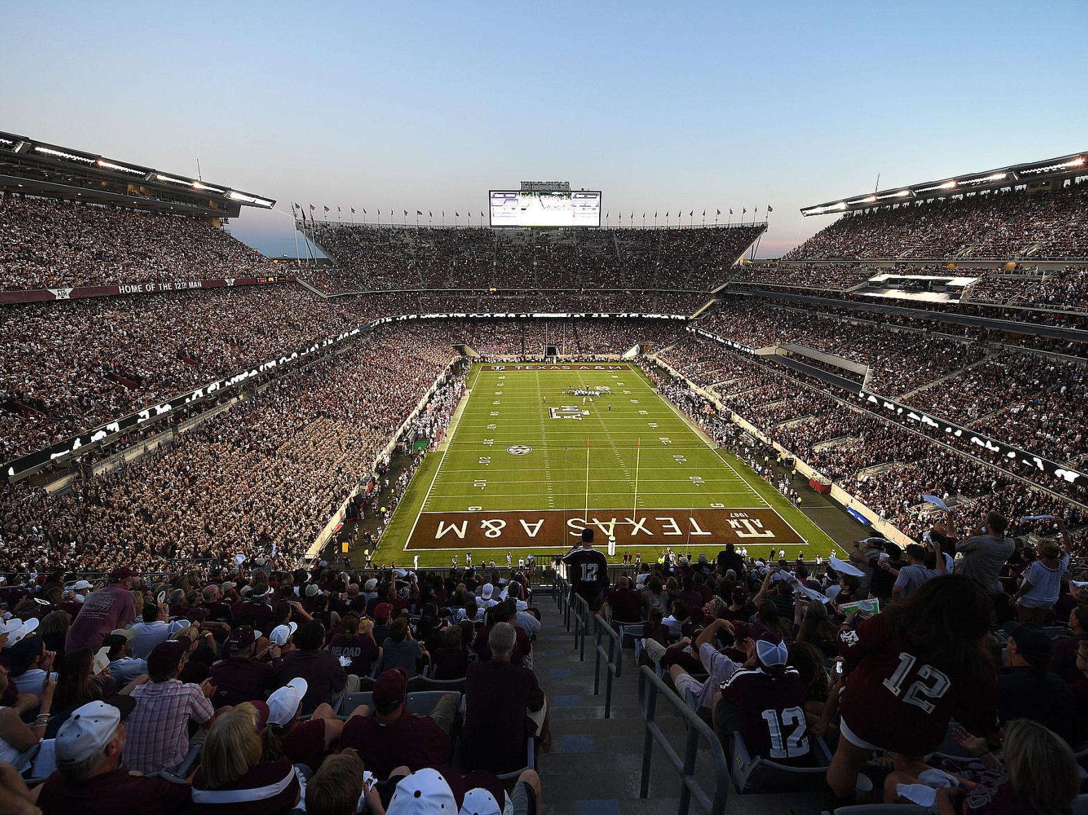 Game Day At Kyle Field Texas A M Vs Alabama Football