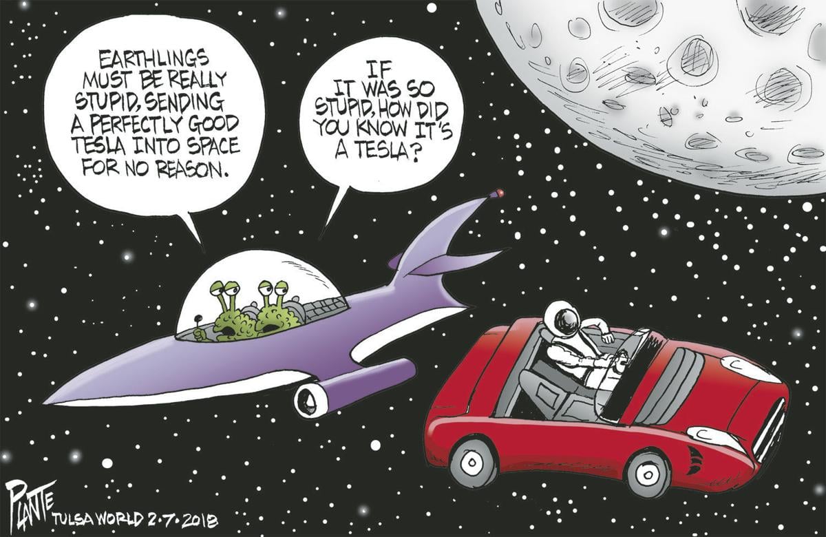 Bruce Plante Cartoon: SpaceX | Cartoons | theeagle.com