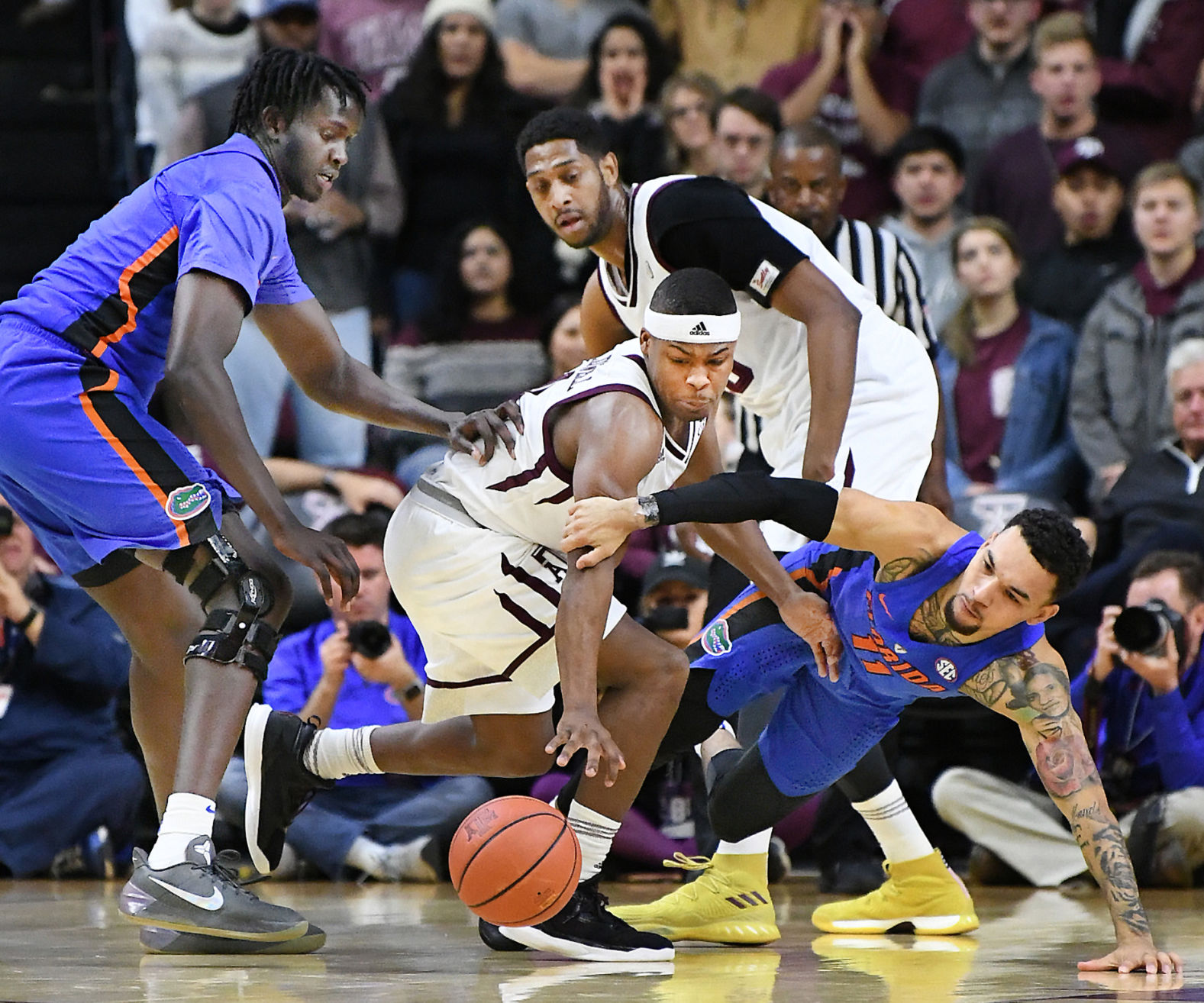 No. 11 Texas A&M men's basketball team loses second straight to open