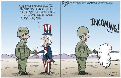 Bruce Plante Cartoon: Thank you, Kurds