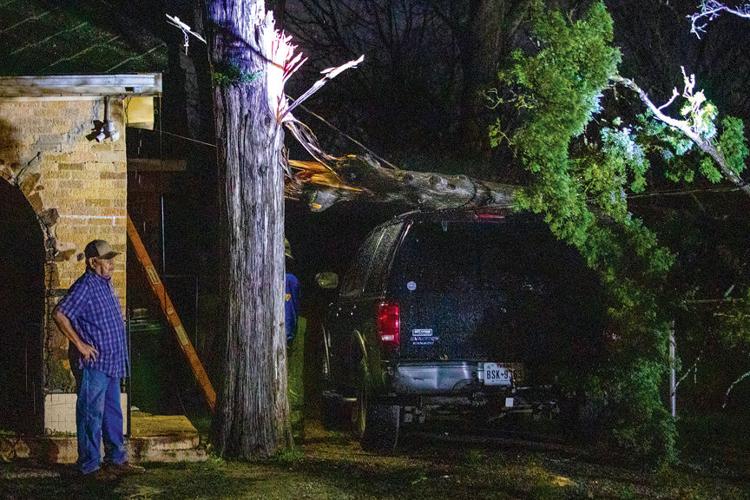 Storm system brings power outages, downed trees to Brazos ...