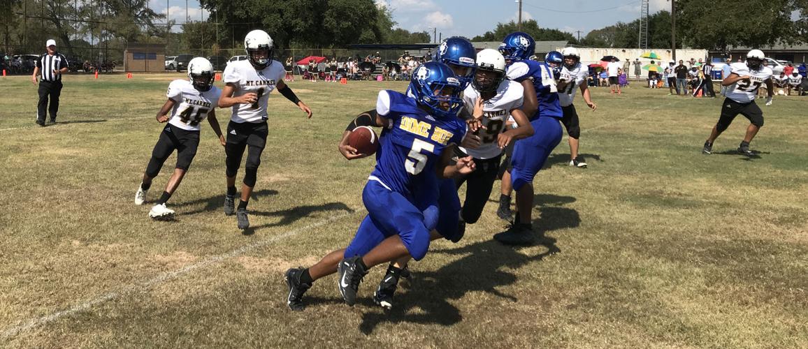 Dime Box football team closes inaugural season with win in first home game